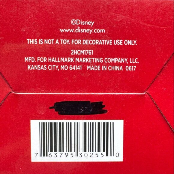 Hallmark Disney Minnie Mouse Christmas Ornament Polka Dot Dress Scarf Hat 2017 - Picture 3 of 9